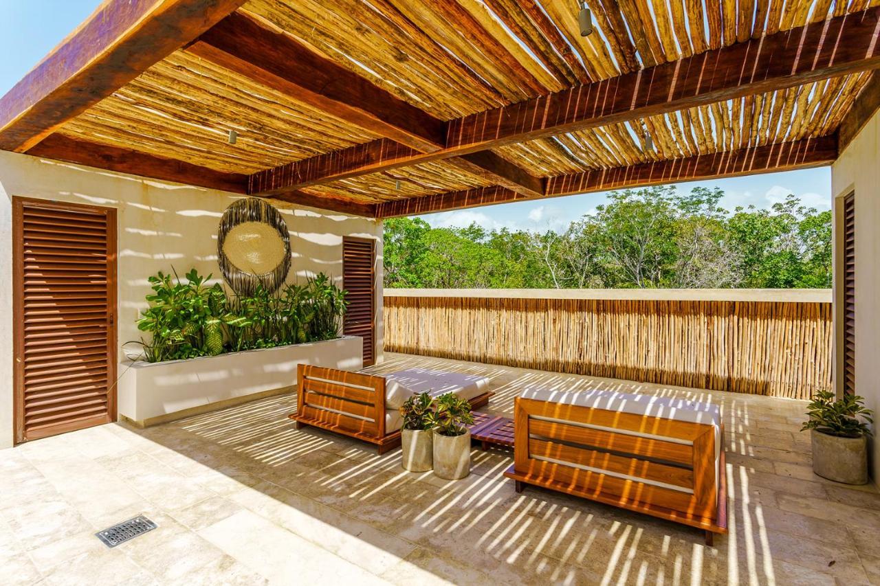 Jungle Luxury In Private Residential Area & Stunning Rooftop By Stella Rentals Tulum Dış mekan fotoğraf