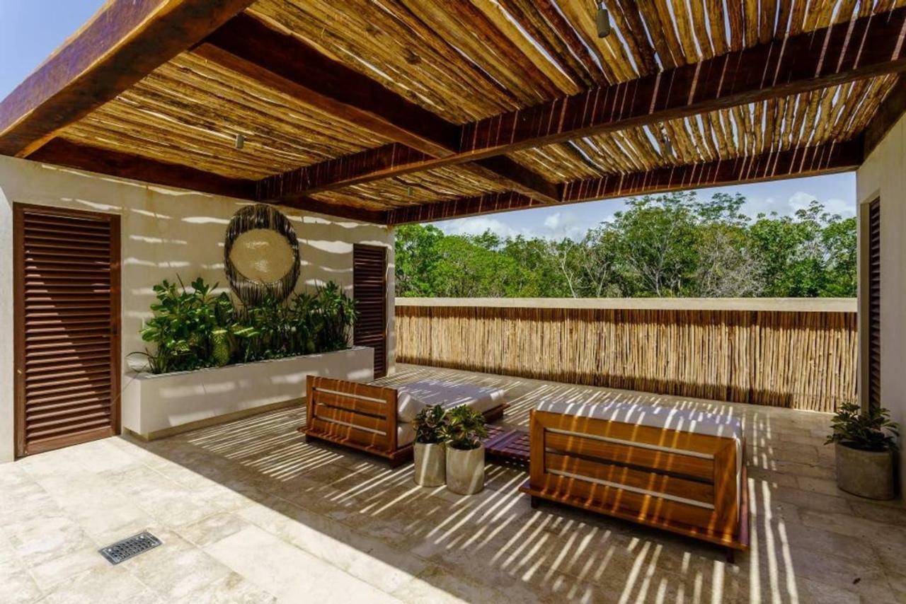 Jungle Luxury In Private Residential Area & Stunning Rooftop By Stella Rentals Tulum Dış mekan fotoğraf