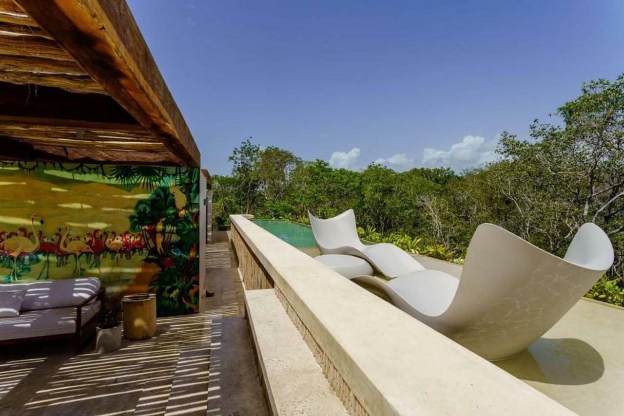 Jungle Luxury In Private Residential Area & Stunning Rooftop By Stella Rentals Tulum Dış mekan fotoğraf
