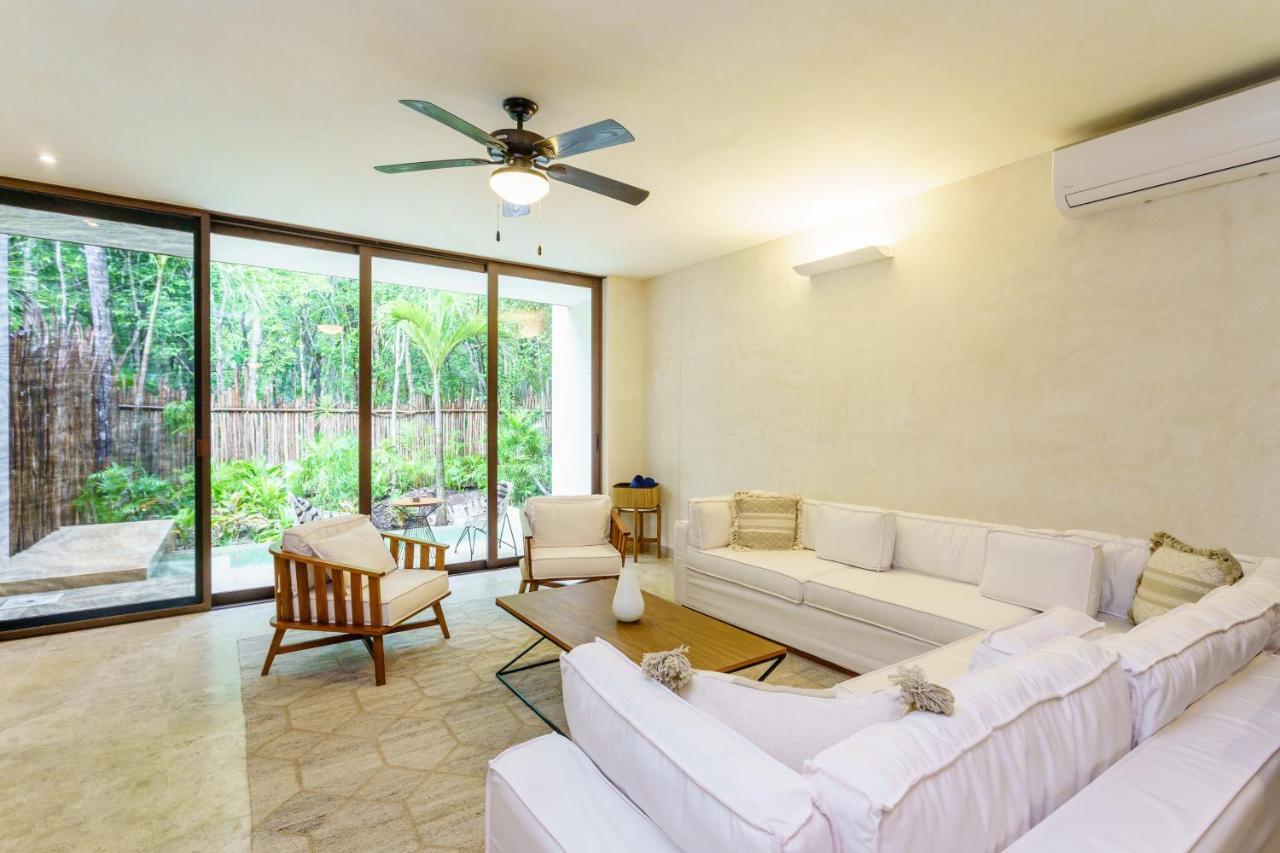 Jungle Luxury In Private Residential Area & Stunning Rooftop By Stella Rentals Tulum Dış mekan fotoğraf